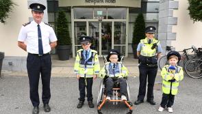 Kilkenny's little blue heroes out in force to cheer on Garda cycling team