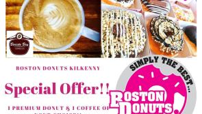 Special offer: Barista Coffee and Donut of Your Choice at Boston Donuts