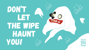 Never flush wet wipes down the toilet - they might come back to haunt you!