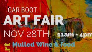 Buy some original  art at Castlecomer 'car boot' art sale