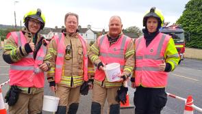 Kilkenny firefighters stationed in Thomastown collect for Aoibheann's Pink Tie
