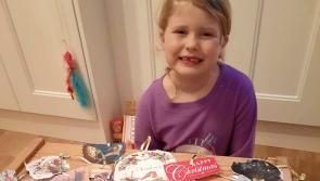 Kilkenny girl (6) raises vital funds for Temple Street/Crumlin selling festive gift tags