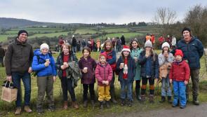 Pictures: Delight at gathering for Winter Solstice at beautiful Kilkenny passage tomb