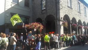 Video: Hundreds of people turn out for climate change protest in Kilkenny City