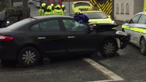 VIDEO: Emergency services attend scene of another collision at Goresbridge junction