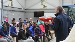 Agri Aware Farm Walk & Talk at Kildalton for Kilkenny school students