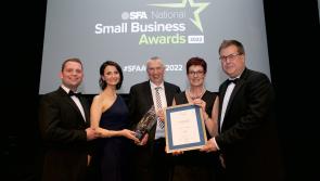 Gortnahoe business wins Services Award at 2022 SFA National Small Business Awards