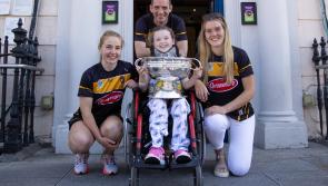 Kilkenny All Ireland Camogie champs visit Temple Street Childrens' Hospital