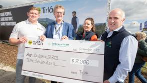 Tirlán donates €3,000 to Embrace FARM