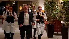 WATCH: TikTok star struts his stuff with the staff of Kilkenny hotel