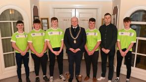 Pictures: Mayor of Kilkenny honours Talbots Inch Handball Club