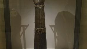 Reliquary of  the arm of a saint to be displayed in village in Kilkenny