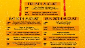 Keep Her Lit! Stage times announced for special festival in Inistioge, Kilkenny