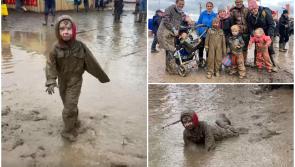 WATCH: Little boy puts Peppa Pig to shame as muddiest kid at the Ploughing 