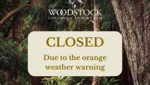 Woodstock Gardens closes to the public as Storm Agnes hits Kilkenny 