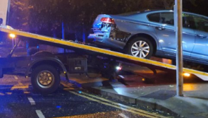 CAUGHT: Drunk driver crashes into wall after attempting to evade Gardaí
