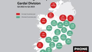 Burglaries in Kilkenny/Carlow region decreased by 15%