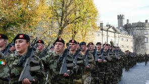 Kilkenny soldiers from the 123rd Battalion prepare to depart to the Lebanon 