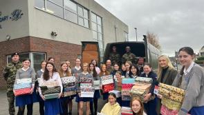 Kilkenny students raise 414 shoeboxes for Hope Foundation Appeal