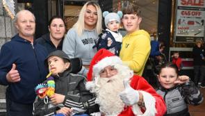PICTURES: Santa Claus arrives at Market Cross in Kilkenny