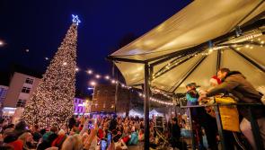 Yulefest launches in Kilkenny as hurling legend Jackie Tyrrell turns on Kilkenny’s lights