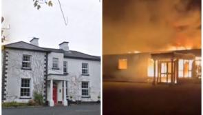 WATCH: Shocking footage of fire at hotel due to house asylum seekers 