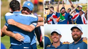 Irish sports moments of 2023: Shane Lowry and Rory McIlroy help Europe claim Ryder Cup in Rome