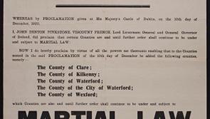ARCHIVE: Martial Law declared in Kilkenny