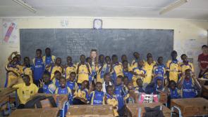 Callan students make a big impact and bring John Locke's jerseys on Kenya trip