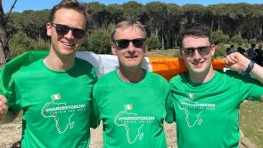  Kilkenny  family join the hardest  geezer in Africa run