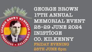Palestine Ambassador to visit Kilkenny and deliver keynote speech at annual George Brown Commemoration in Inistioge