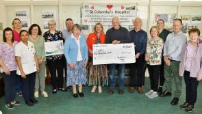 Presentation of funds made at St Columba's Hospital in Thomastown