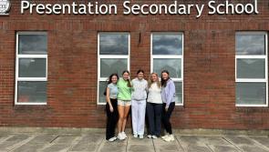 LEAVING CERT: Smiles all round at the Presentation Secondary School in Kilkenny