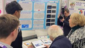 Kilkenny students showcase their innovative project to President Michael D Higgins 