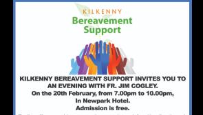 Free public talk on grief and healing to take place in Kilkenny