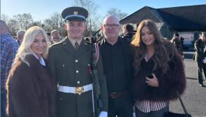 Kilkenny family proud as punch as popular GAA player completes army training 