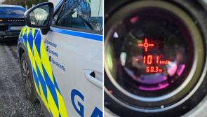 Gardaí stop driver going over 100kmh in a 50kmh zone near a school