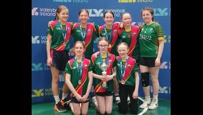 Kilkenny school team overcome teak tough rivals to be crowned Girls 4x4 volleyball champions 