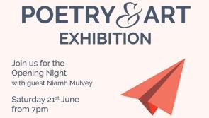 Popular Kilkenny writer a special guest as AfterWords poetry and art exhibition to launch at Tea House in Kilkenny