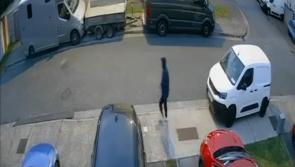 WATCH: Man makes brazen attempt to break into vehicles in Kilkenny 