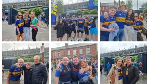 IN PICTURES: Spirits are high as final fans take their seats for the hurling - Kikenny v Tipp