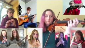 WATCH: Scoil Aireagail Ballyhale students put on virtual trad show