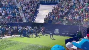 WATCH: Ryder Cup crowd go mad for McIlroy on day one in Rome