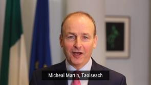 VIDEO:  Taoiseach Michael Martin makes surprise appearance in  'Comer  Wellie Race video