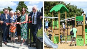 Sun shines as new playground is officially opened in Freshford
