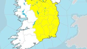 YELLOW ALERT: Thunderstorms with possible flooding forecast today for Kilkenny