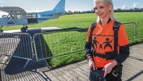 Lyn beats her fundraising target in charity skydive
