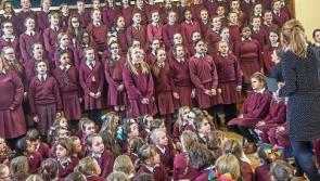 Ciara cuts the ribbon at Kilkenny school where it all began