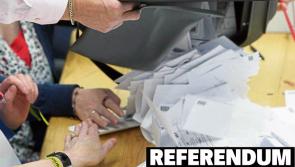 76% of voters in Stoneyford said Yes according to tallies