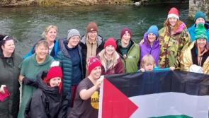 Brave Kilkenny swimmers take the plunge for Palestine